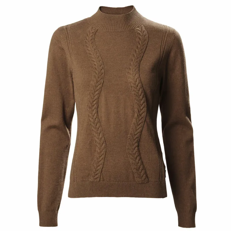 Musto Ladies Tixall Roll Neck Knit Camel Jumper